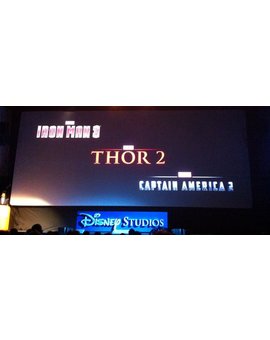 "Iron man 3","Thor 2" y "El capitán américa 2 -2013-