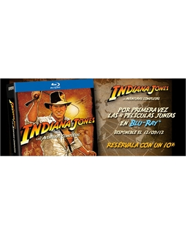 Descuento 10% en ECI.Al reservar el Pack Indiana Jones. Las aventuras completas.