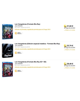 La diferencias de precio en Fnac de las ediciones Los vengadores