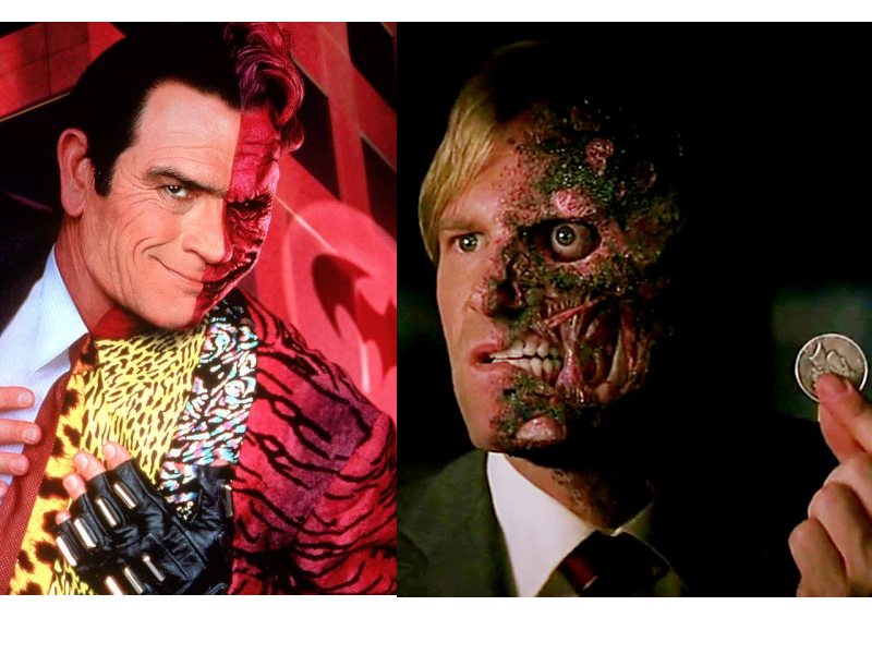 2 caras o en este caso 4 - Batman Forever/The Dark Knight