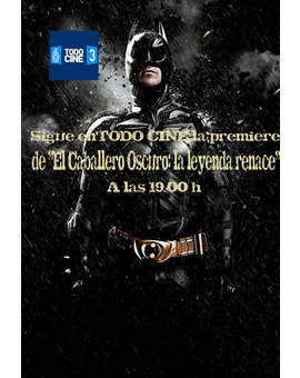 MAÑANA a las 19:00, La Sexta 3 Todo Cine retransmitirá en directo la premiere de EL CABALLERO OSCURO. LA LEYENDA RENACE en Londres.