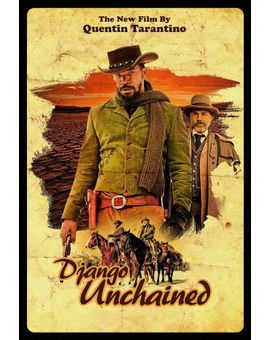Django Unchained, - póster western
