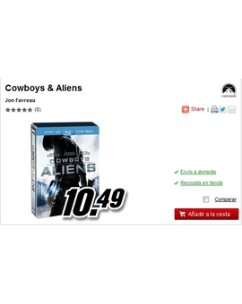 Cowboys & Aliens (Steelbook) 10,49 € (MM)