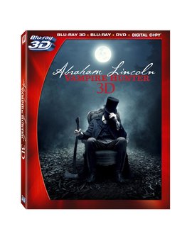  Abraham Lincoln: Vampire Hunter 3D Blu-ray		 Blu-ray 3D + Blu-ray + DVD + Digital Copy