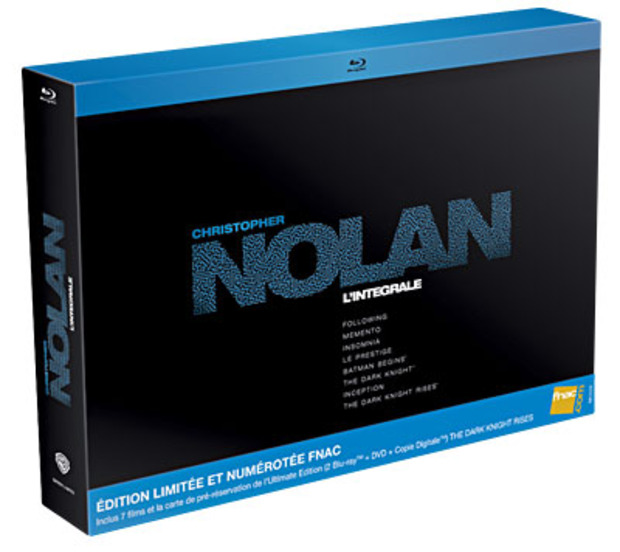 Christopher Nolan - L'intégrale 7 Films + la carte de pré-réservation "The Dark Knight Rises" – Edition Fnac- Blu-Ray