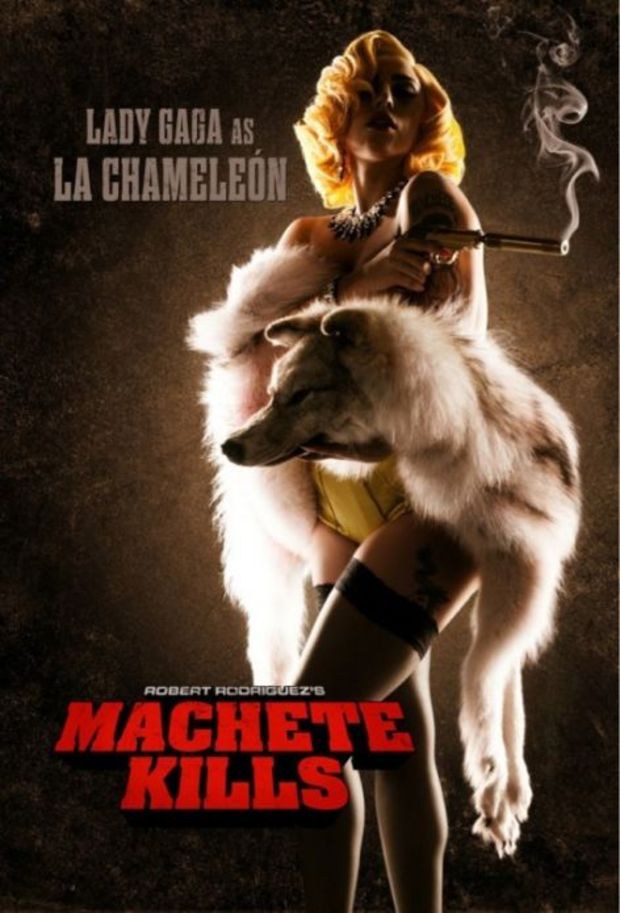 Lady Gaga, en el papel de la sensual La Chameleón.Machete Kills