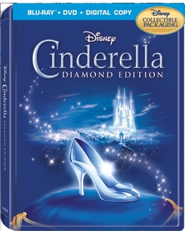Cinderella Blu-ray		 Diamond Edition | 3-Disc | Future Shop Exclusive Collectible Metal Packaging | Bilingual / Blu-ray + DVD