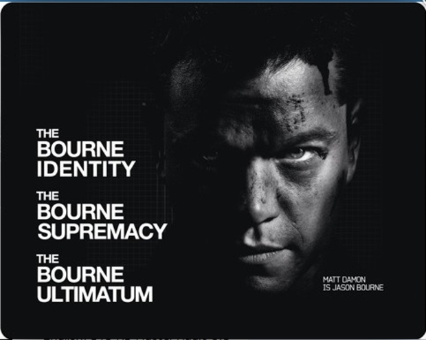 The Ultimate Bourne Collection Blu-ray		 The Bourne Identity / The Bourne Supremacy / The Bourne Ultimatum | Universal 100th Anniversary SteelBook | Play.com Exclusive
