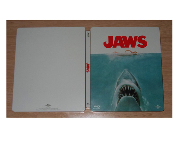 Jaws Steebook Portada y contraportada