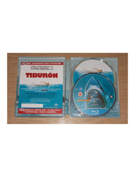 Jaws Steelbook - Interior Discos.