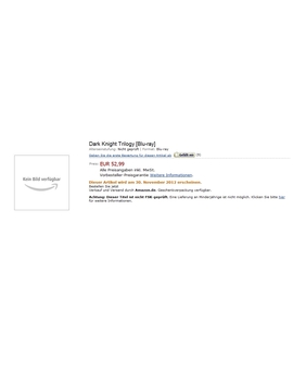 Dark Knight Trilogy [Blu-ray] Amazon Alemania 52,99