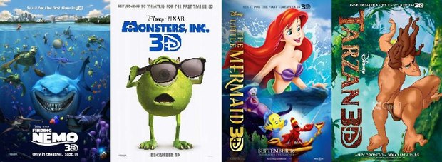 Disney 3D Póster de lo que nos espera.......