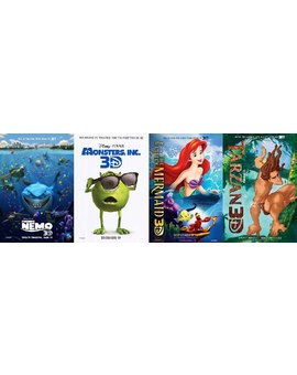 Disney 3D Póster de lo que nos espera.......