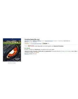 Godzilla [Italia] [Blu-ray] EUR 5,32 