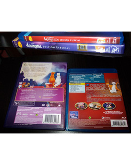 Los Aristogatos -Lomo,Contraportada- (Ediciones DVD y Blu-ray)