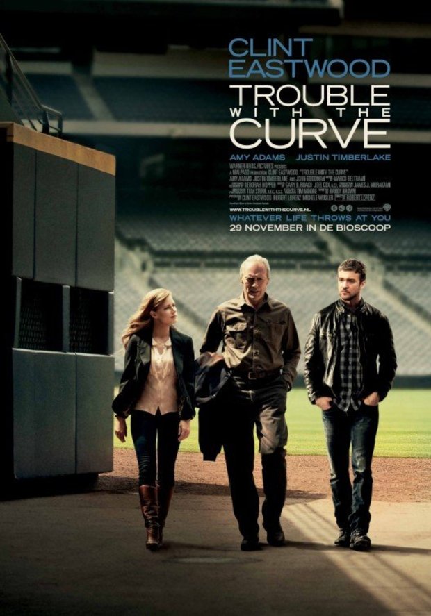 ‘Trouble with the Curve’, póster international. Mr. Eastwood returns