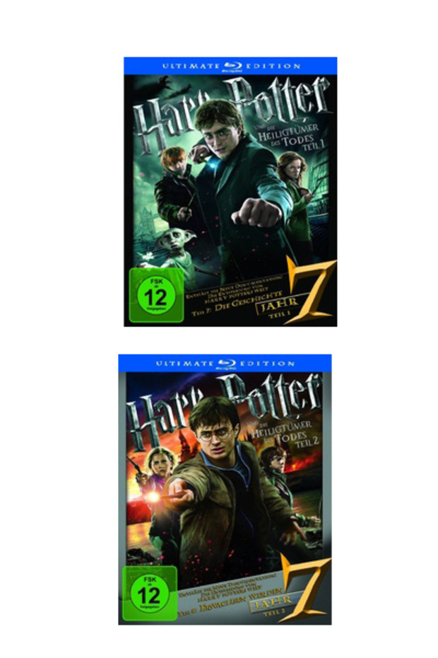 Harry Potter and the Deathly Hallows Blu-ray Part 1-2  Ultimate Edition / Harry Potter und die Heiligtümer des Todes: Teil 1