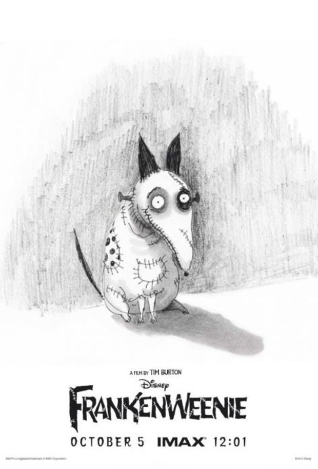 Frankenweenie, 2012 --póster--