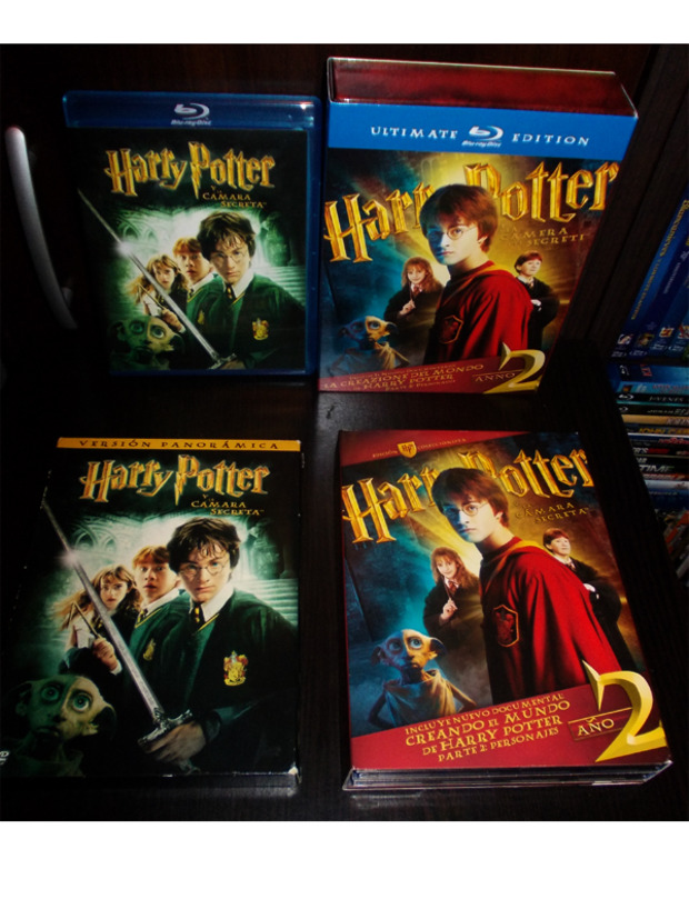 Harry Potter y la cámara secreta:Todas mis ediciones