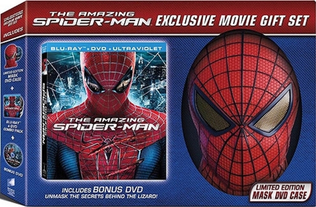 The Amazing Spider-Man Blu-ray		 Walmart Exclusive with Bonus DVD + Spider-Man Mask Case / Blu-ray + DVD + UV Digital Copy