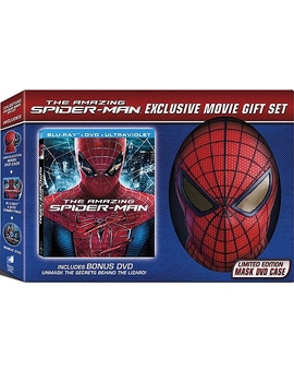 The Amazing Spider-Man Blu-ray Walmart Exclusive with Bonus DVD + Spider-Man Mask Case / Blu-ray + DVD + UV Digital Copy