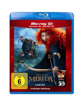 Un poco más y no sale el póster- Merida - Legende der Highlands [3D Blu-ray]