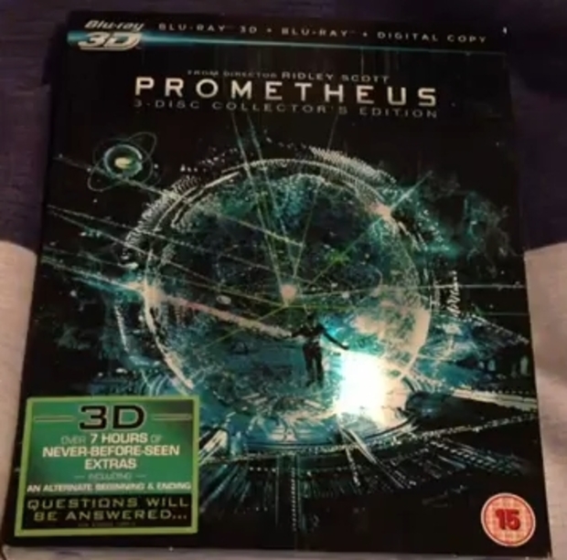 Prometheus 3D Collector's Edition Blu-ray Unboxing