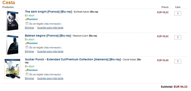 Posible....pedido amazon. (Todo por culpa de ZIZU ;P,por ponernos los dientes largos)