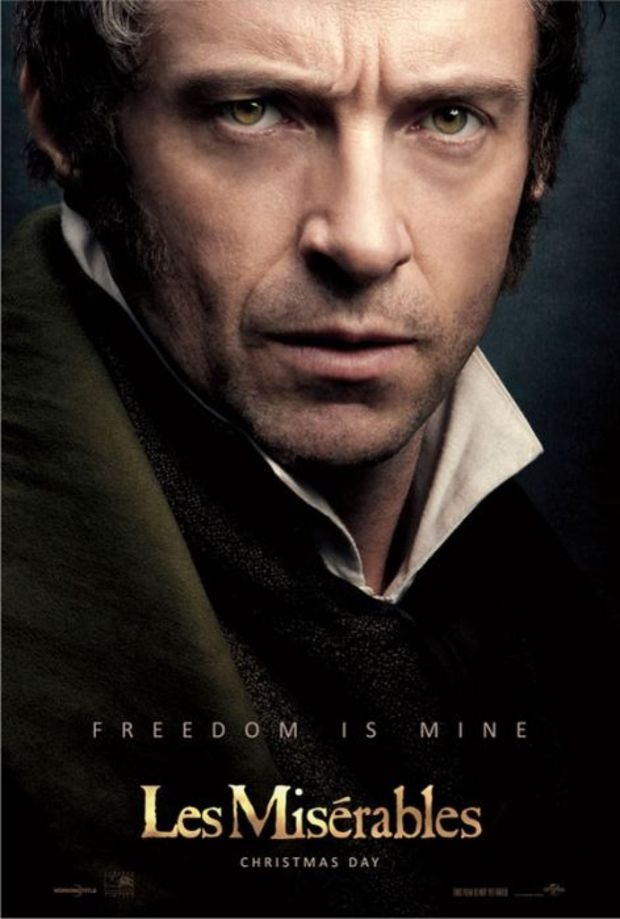 Les Miserables //póster// Hugh Jackman
