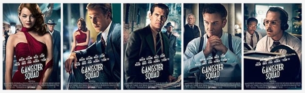 The Gangster Squad - póster individuales