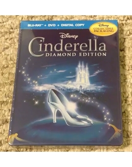 Unboxing Disney Cinderella Steelbook blu-ray