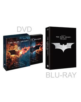 Pack El Caballero Oscuro: Trilogía Caratulas DVD / Blu-ray
