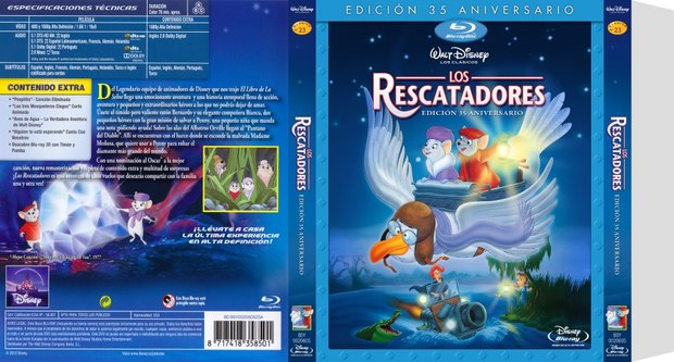 Slipcover fan art- Los rescatadores