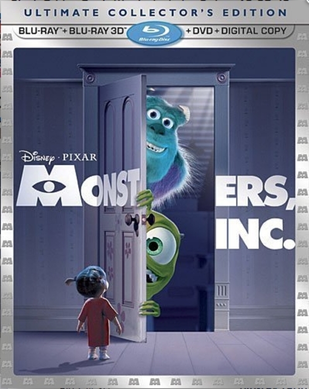 Monsters, Inc. 3D Blu-ray		 PIXAR / 5 Disc Blu-ray / Blu-ray 3D + Blu-ray + DVD + Digital Copy