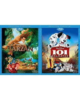 DISNEY BLU RAY España - "Tarzán""101 Dálmatas"