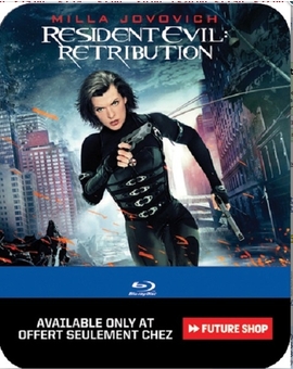 Resident Evil: Retribution Blu-ray		 Futureshop Exclusive Steelbook