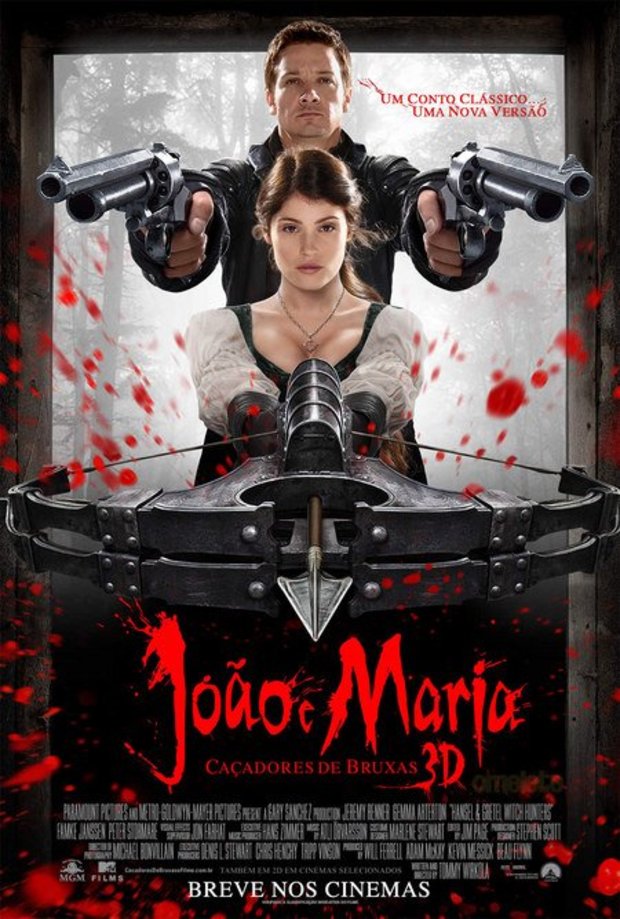 ‘Hansel and Gretel: Witch Hunters’, póster brasileño. 