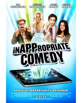  ‘InAPPropiate Comedy’, tan pronto y posiblemente el peor póster (y peli) del año