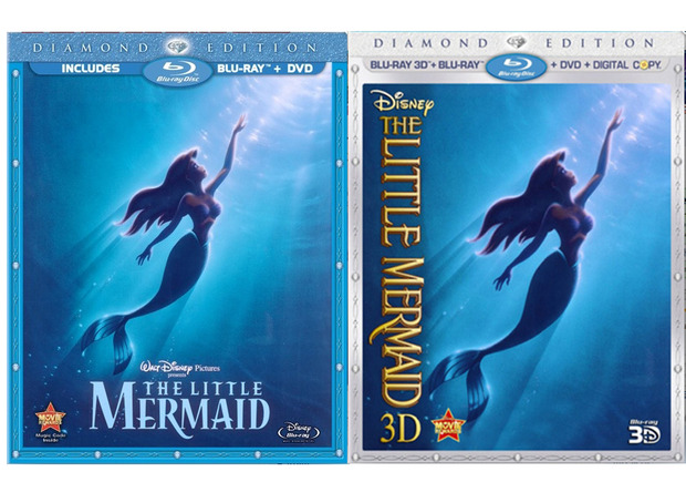  The Little Mermaid Blu-ray Diamond Edition 2D/3D Fecha USA:13 SEP 13
