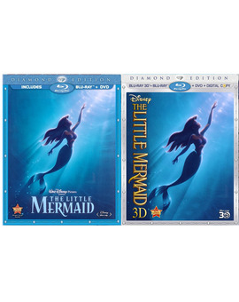  The Little Mermaid Blu-ray Diamond Edition 2D/3D Fecha USA:13 SEP 13