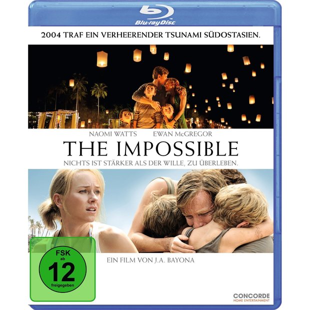 Edición Alemana The Impossible Blu-ray -Lo imposible-