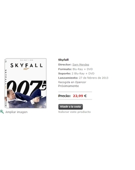 ECI: Skyfall (Blu-ray + DVD) 22,99€