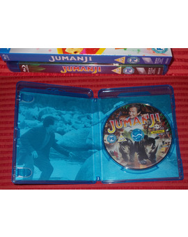 Jumanji [Reino Unido] [Blu-ray] - Interior/disco/lomo