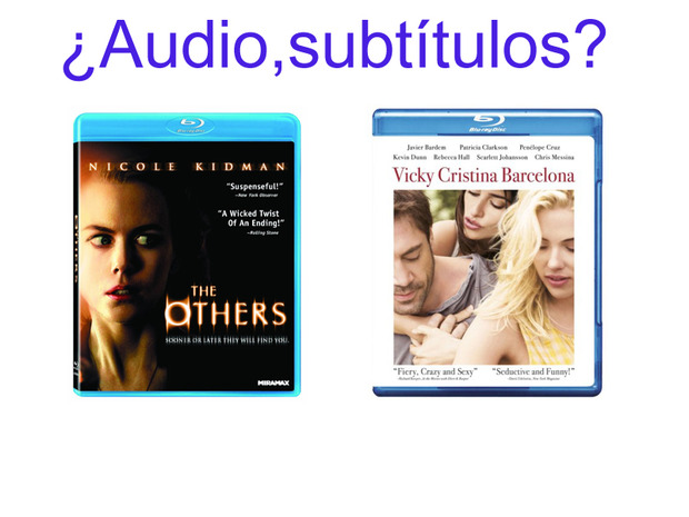 ¿Alguien sabe si algunas de estas dos películas,lleva español?(Audio o sub)