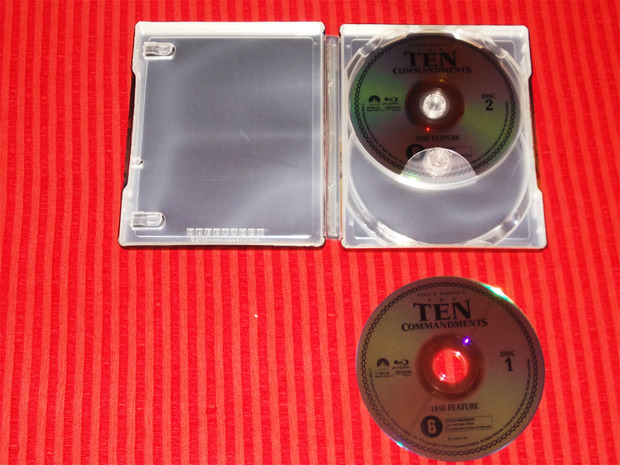 Les Dix commandements (steelbook) [Francia] -Interior/Discos