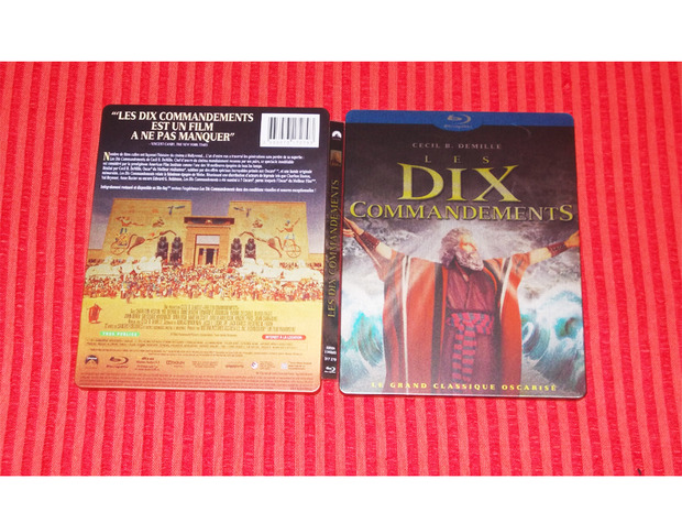 Les Dix commandements (steelbook) [Francia] -Portada/Lomo/Contraportada