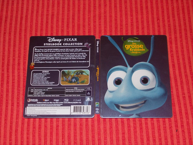 Das große Krabbeln (Bichos) - Steelbook [Alemania] - Portada/Lomo/Contraportada