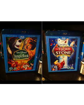 Fan Made:Ediciones platino en blu ray de "Merlin el encantador" y "El Libro de la Selva"