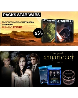 Correo de Fnac Steelbook Star Wars...+ Amanecer........