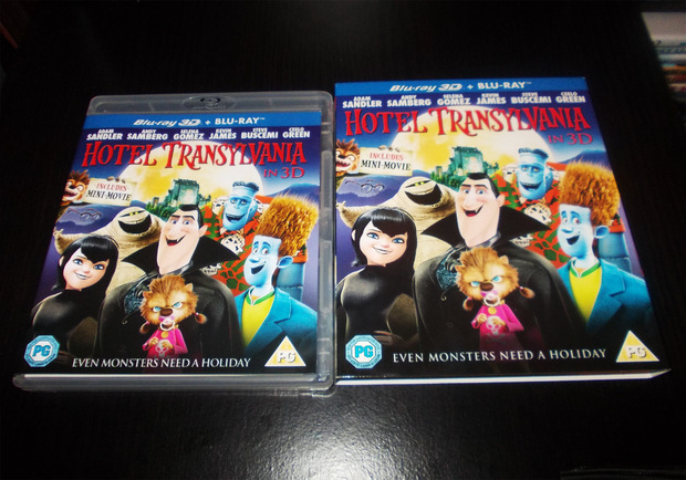 Hotel Transylvania (Blu-ray 3D + 2D ) [UK] - Portada -